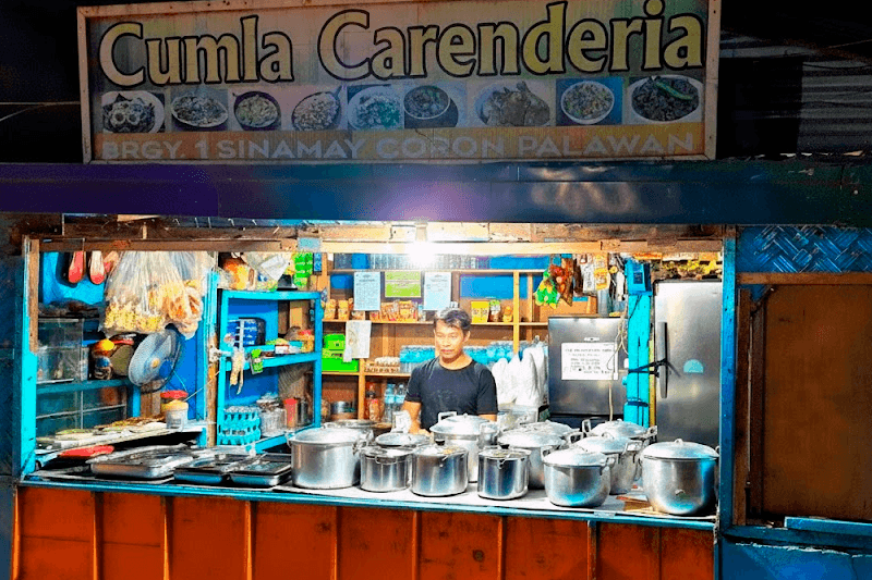 Cumla carenderia local comer en Coron