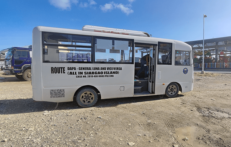 Autobus Dastco General Luna Dapa Siargao